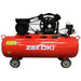 ZEKOKI 2HP Horizontal Type Belt Driven Air Compressor 90L ZKK-100AC