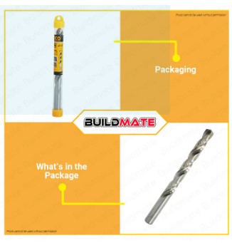 INGCO M2 HSS Drill Bit 1/2" DBT11101021 •BUILDMATE• IHT