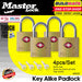 MASTER LOCK TSA Key Alike Brass Padlock #4683Q 4 pcs x 20MM 100% ORIGINAL / AUTHENTIC •BUILDMATE•