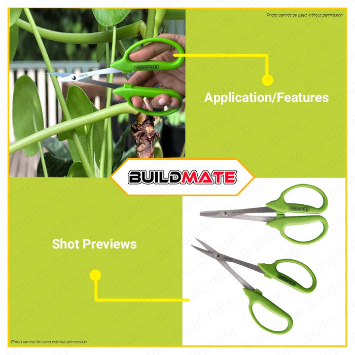 GREENFIELD End Cut Garden Plant Scissor Cutter SGGCEND •BUILDMATE•