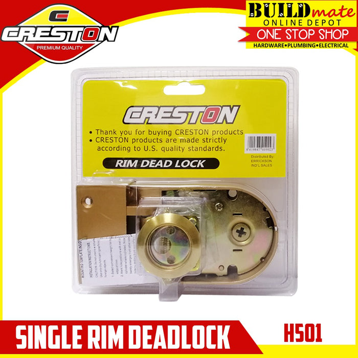 CRESTON Single Rim Dead Lock H501