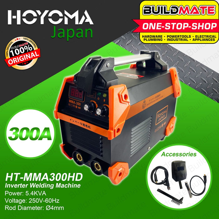 HOYOMA JAPAN Inverter Welding Machine 300A HT-MMA300HD •BUILDMATE•