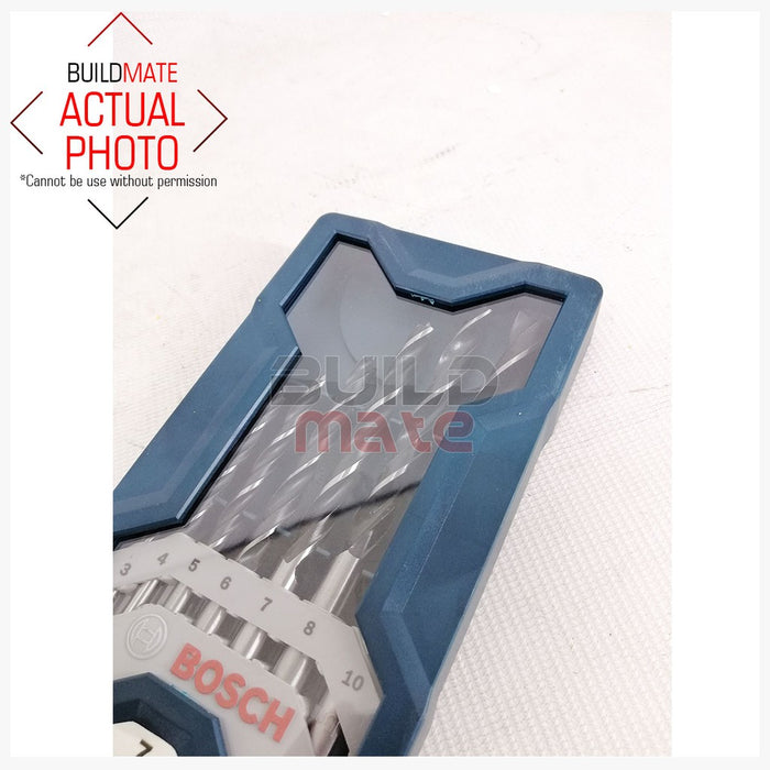 BOSCH WOOD 7PCS / SET Drill Bit Mini X Line HSS-R 2607017505 •BUILDMATE• BAX