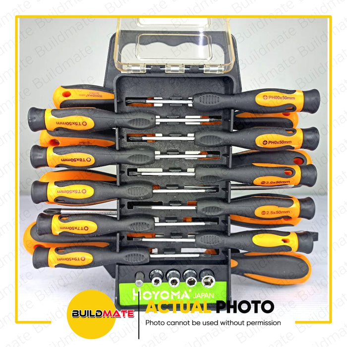 HOYOMA Screwdriver Set 39PCS/SET •BUILDMATE•