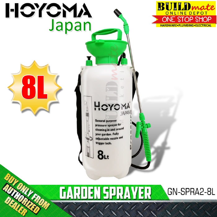 HOYOMA Portable Manual Sprayer Plant Farm Garden Spray 8L GN-SPRA2-8L •BUILDMATE• HYMHT
