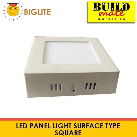 BIGLITE LED Panel Light Surface Type SQUARE DAY LIGHT | WARM WHITE SOLD PER PIECE •BUILDMATE•