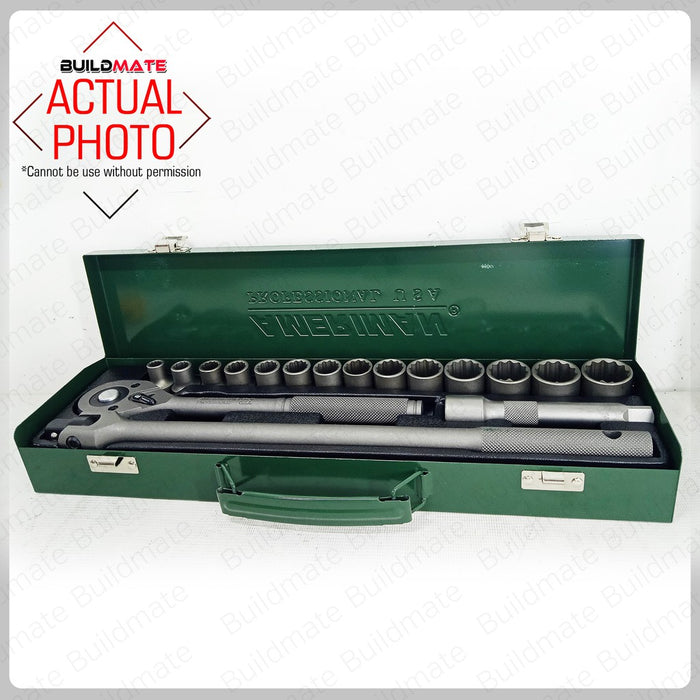 AMERIMAN 17PCS/SET 1/2" Drive Socket Set •BUILDMATE•