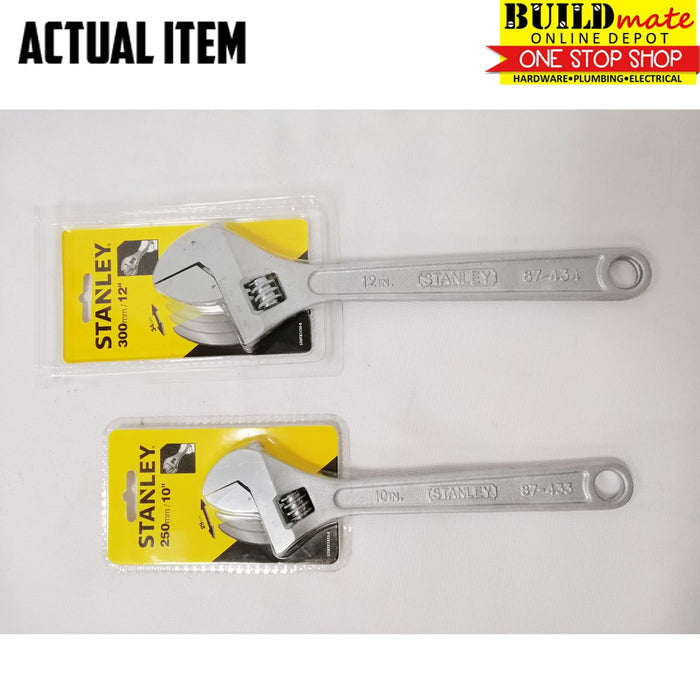 STANLEY Adjustable Wrench 10" 250mm / 12" 300mm SHT