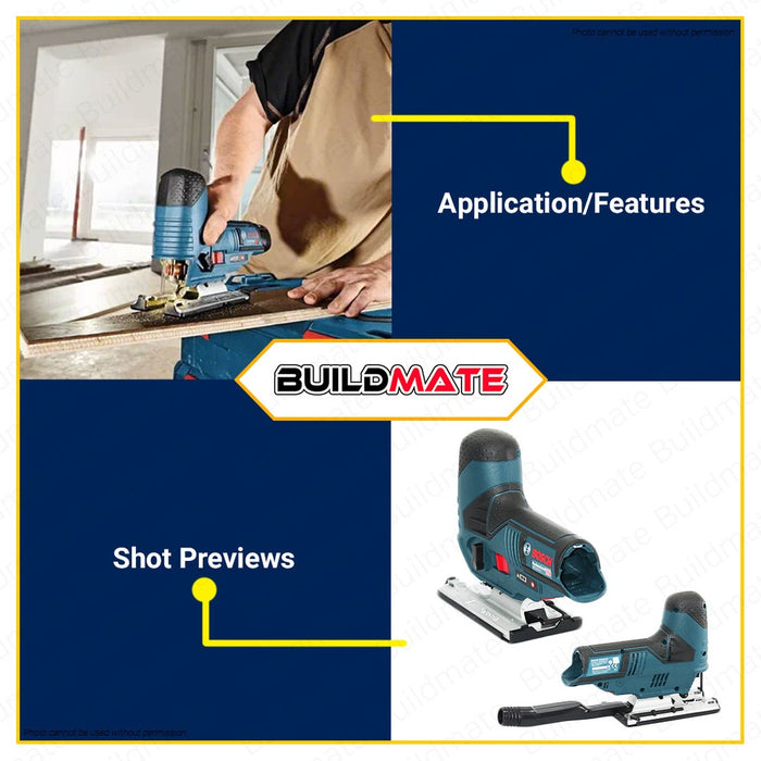 BOSCH Cordless Jigsaw Jig Saw 06015A10L1 GST12V-LI Solo 100% ORIGINAL / AUTHENTIC •BUILDMATE• BLC