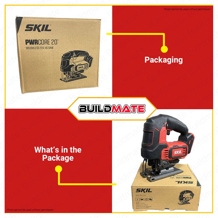 SKIL Cordless Jigsaw / Jig Saw 20V BL JS8202C-00 BARE UNIT ONLY •BUILDMATE•