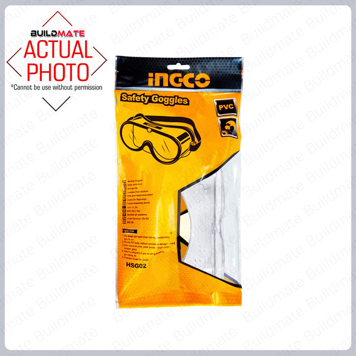INGCO Safety Goggles HSG02 •BUILDMATE• IHT