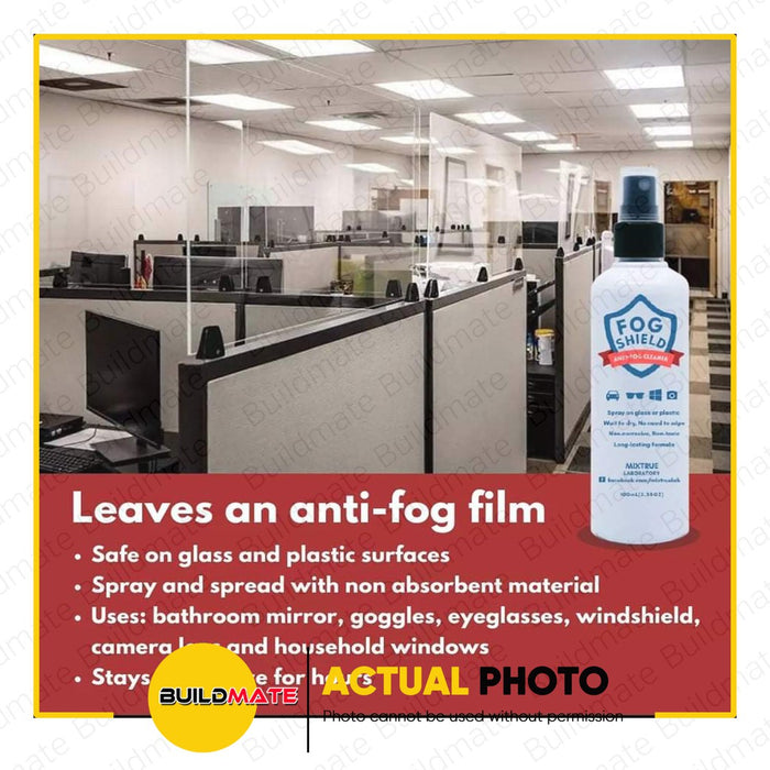 Fog Shield Anti Fog Cleaner 100ml •BUILDMATE•