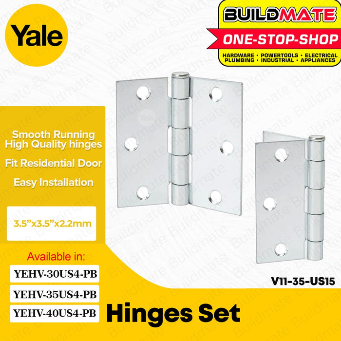 YALE Stainless Steel Loose Pin Door Hinges 3 x 3 | 3.5 x 3.5 | 4 x 4 Inches US15 SOLD PER PIECE