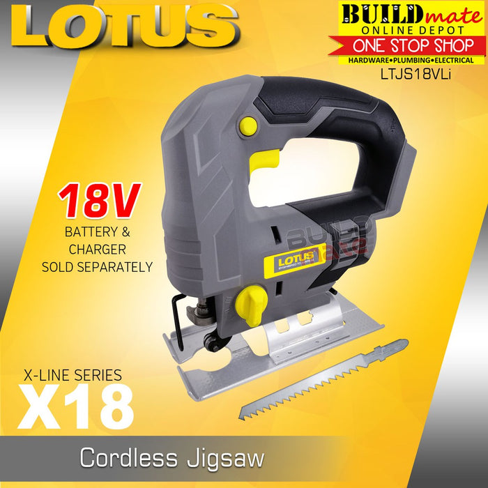 LOTUS X-LINE Cordless Jigsaw 18V LTJS18VLI (UNIT ONLY) •BUILDMATE• LCPT