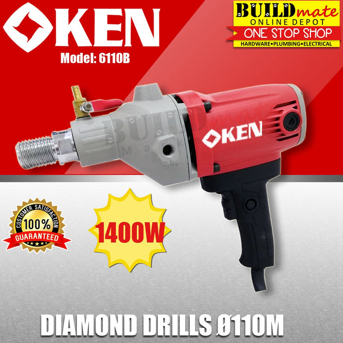 KEN Diamond Core Drill Ø110mm 1400W 6110B 100% ORIGINAL