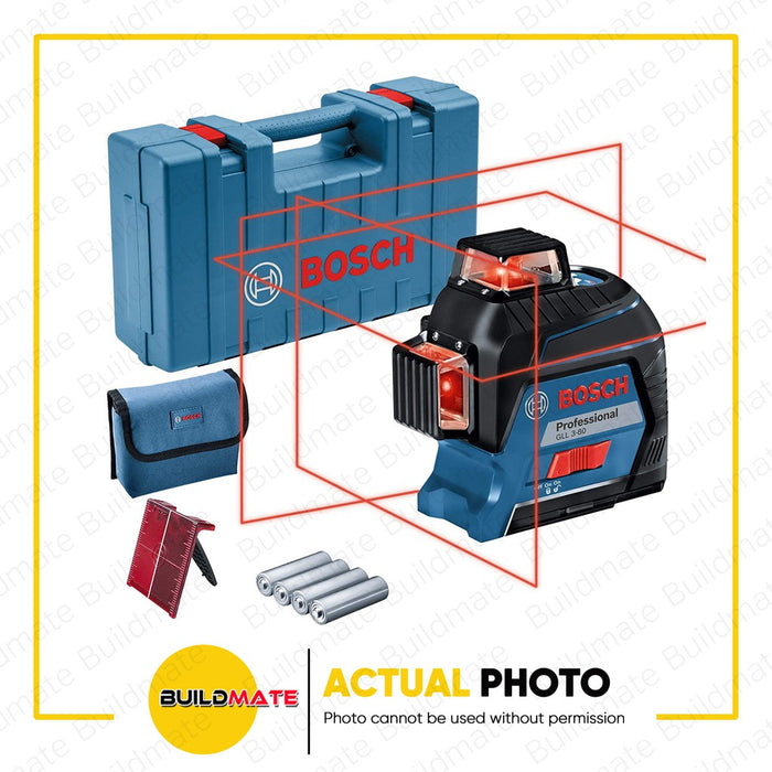 BOSCH Professional GLL 3-80 Line Laser 0601063S00 100% ORIGINAL / AUTHENTIC •BUILDMATE• BMT