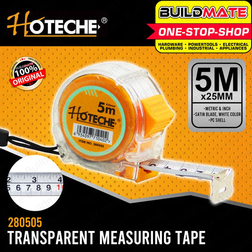 Hoteche Measuring Tapes Measure 5 meters HTC-280105 | HTC-280505 SOLD PER PIECE •BUILDMATE•