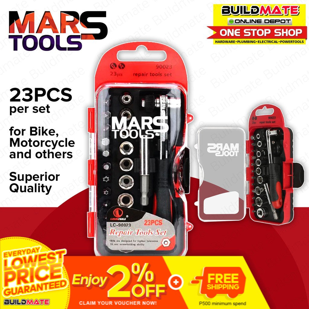 MARS TOOLS REPAIR Ratchet Screwdriver Socket & Bits TOOL SET 23PCS/SET ...