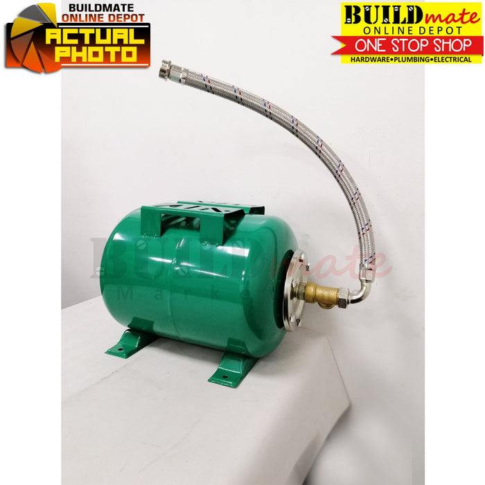 BENELLI Italy 24 LITER Bladder Tank For Water Pump w/ Gauge+Switch+Adaptor+Hose •BUILDMATE• 