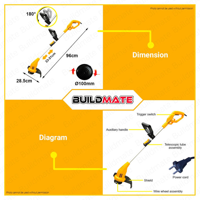 [BEST SELLER] INGCO | HOYOMA Grass Trimmer Cutter Lawn Mower GT3512 | GT3501 | HT-CBC12V2B •BUILDMATE• IPT