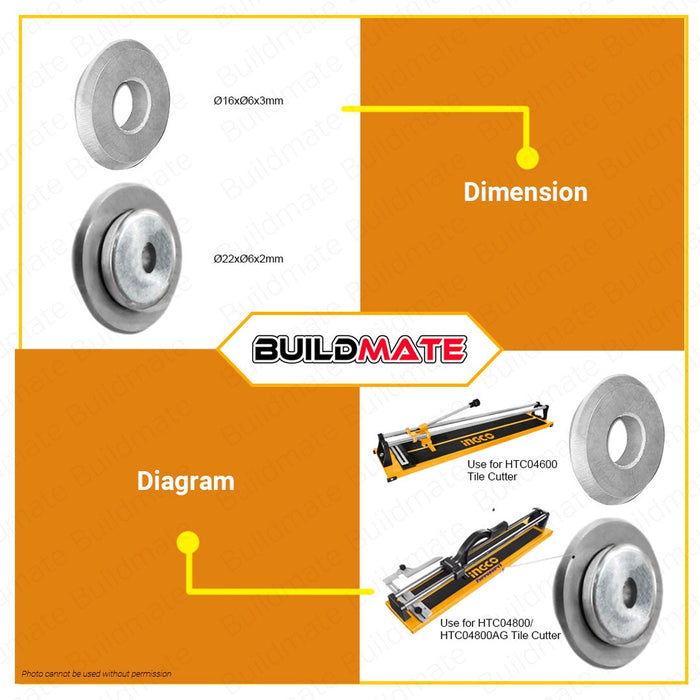 INGCO Tile Cutter Tungsten Carbide BLADE ONLY for FOR HTC04600 and HTC04800AG SOLD PER PIECE IHT