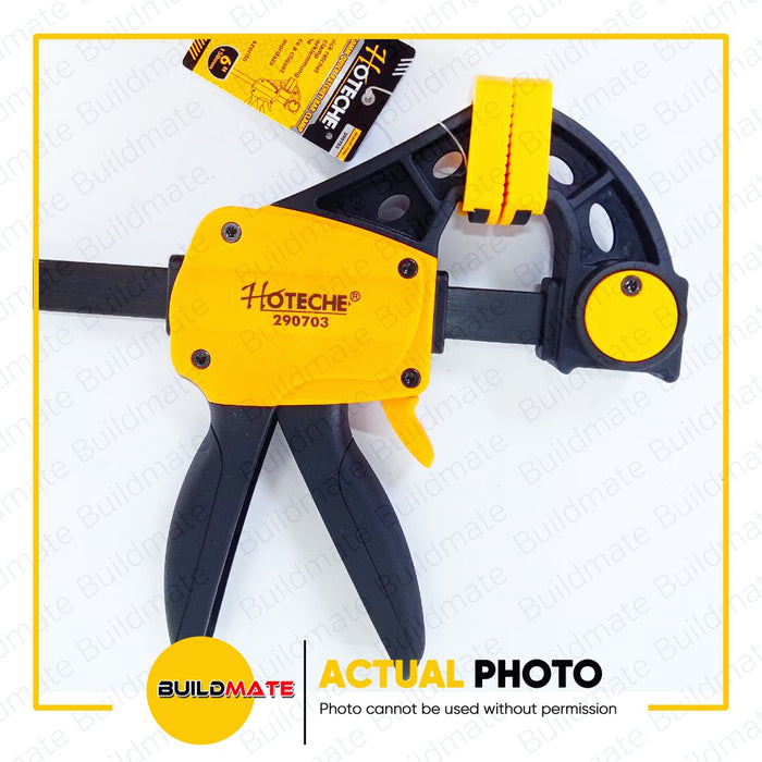 HOTECHE Quick Ratchet Hand Bar Clamp 4 x 34mm  290701 •BUILDMATE•