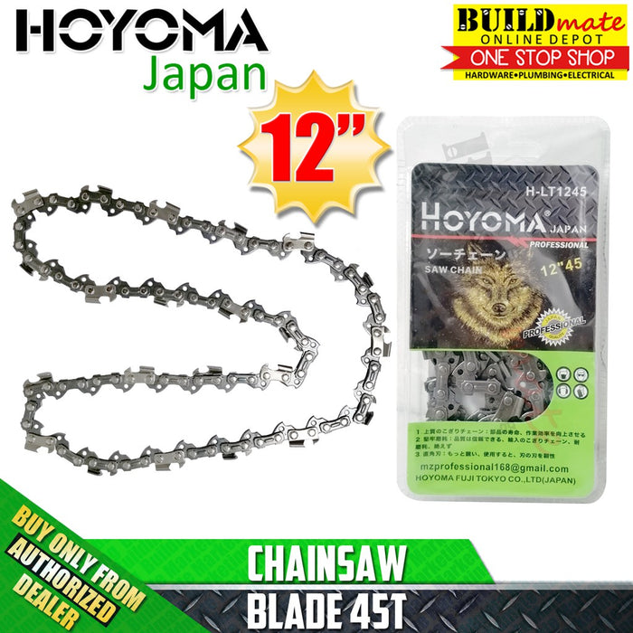Hoyoma Chainsaw BLADE Only 12" 45T for Chainsaw Attachment 11.5" •BUILDMATE• HYMHT