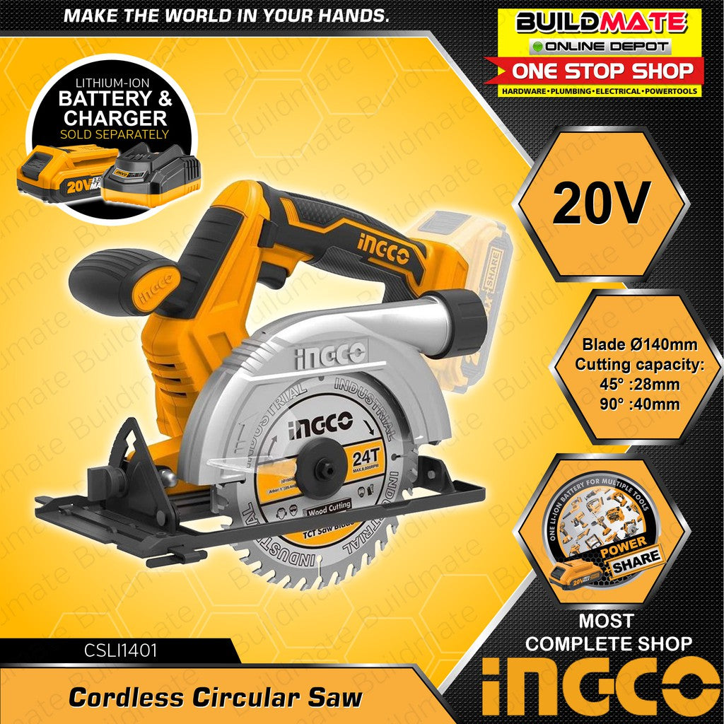 Ingco Battery Circular Saw With Battery Ingco Cordless Circular