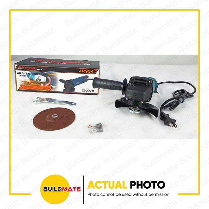 [COMBO] JR KAWASAKI ANGLE GRINDER JR954 + IMPACT DRILL HP1630 TOOLS SET + FREE •BUILDMATE•