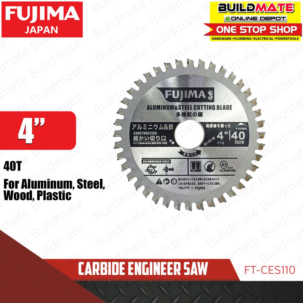 FUJIMA Carbide Engineer Saw 110 x 40T FT-CES110*40 •BUILDMATE• — Buildmate