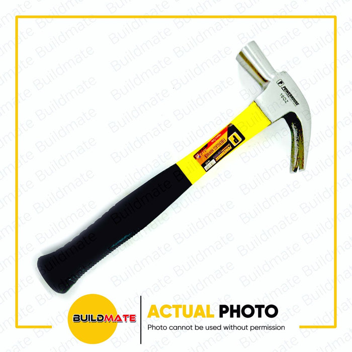 POWERHOUSE 16oz Claw Hammer Fiberglass Handle •BUILDMATE• PHHT