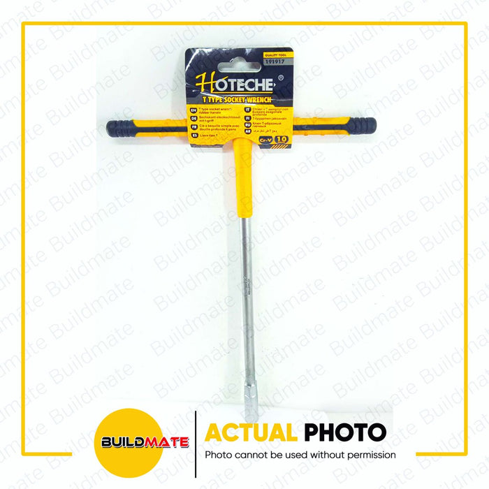 HOTECHE T-Type Socket Wrench 10mm 191917 •BUILDMATE•