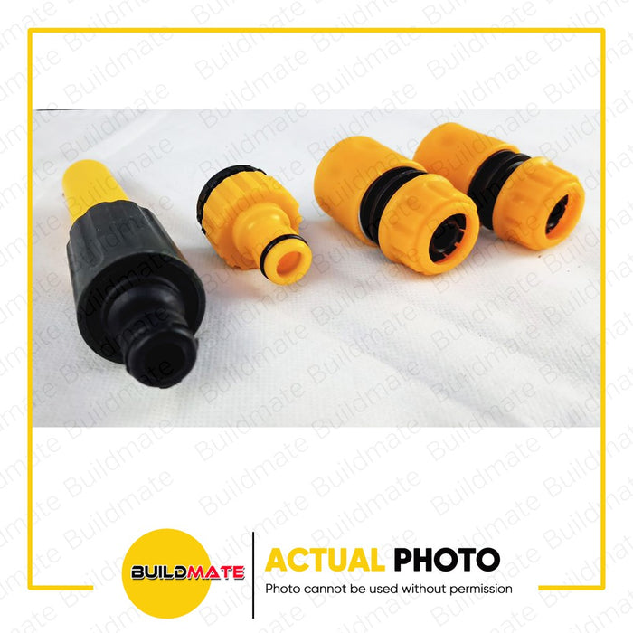 MEGA Adjustable Garden Hose Nozzle Set 1/2" 4PCS/SET •BUILDMATE•