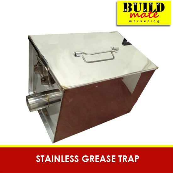 Stainless Grease Trap 304 Mirror Finish High Quality 5GPM / 4GPM / 3GPM •BUILDMATE•
