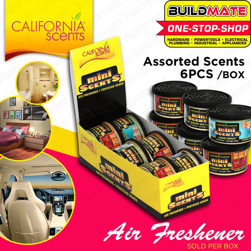 CALIFORNIA SCENTS 35G Mini Scents Spillproof Car Freshener 45 days ret ...