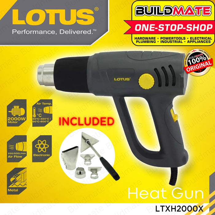 LOTUS Hot Air Heat Gun 2000W LTXH2000X •BUILDMATE• LPT