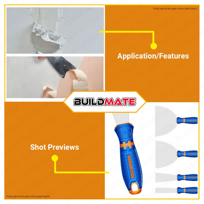 WADFOW Putty Trowel Scraper 25mm | 38mm | 100mm | 125mm SOLD PER PIECE Putty Knife •BUILDMATE• WHT