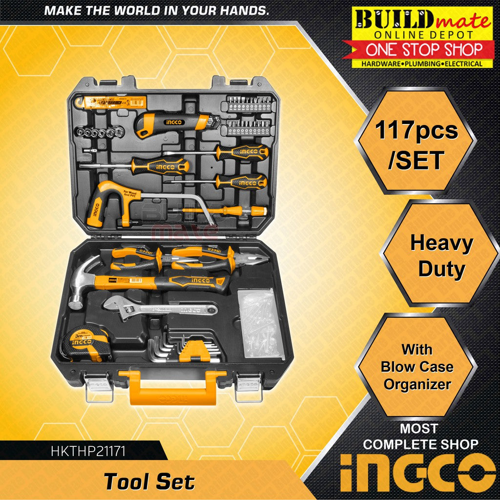 Inka Building/tools INGCO 117pcs Tool SET HKTHP21171 •BUILDMATE• IHT — Buildmate