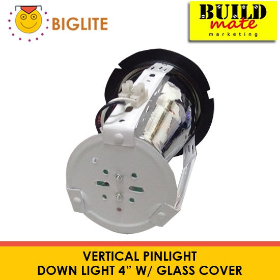 BIGLITE Vertical Pinlight Downlight W/ Glass Cover •BUILDMATE• 