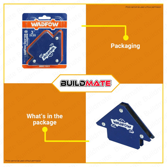 WADFOW Magnetic Welding Holder 3" | 4" | 5" Inch Magnet Arrow Holder [SOLD PER PIECE] •BUILDMATE WHT