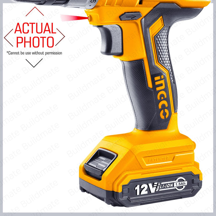 FLASH SALE! INGCO Cordless Drill Lithium Ion 12V 2 Speed Gear CDLI1222 | 100% ORIGINAL & AUTHENTIC •BUILDMATE• ICPT