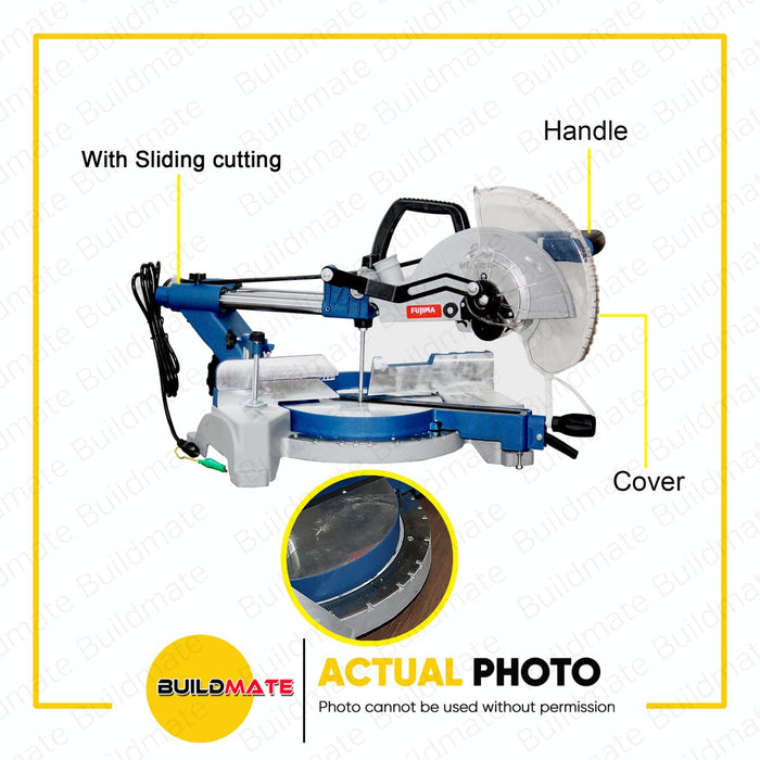 FUJIMA JAPAN 10" Sliding Aluminum Miter Saw 2400W FT-SMS2400S •BUILDMATE•