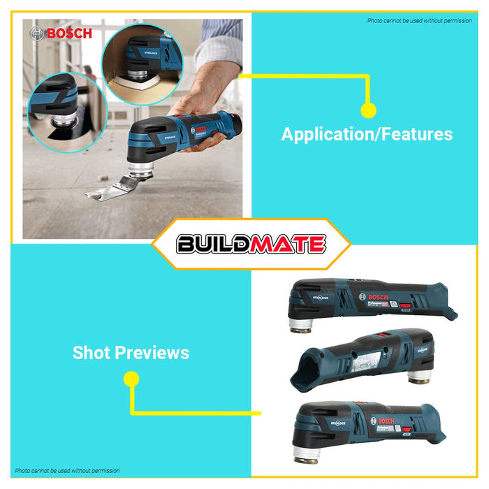 BOSCH Lithium Ion Li-Ion Cordless Multi-Purpose Oscillating Tool Solo ...