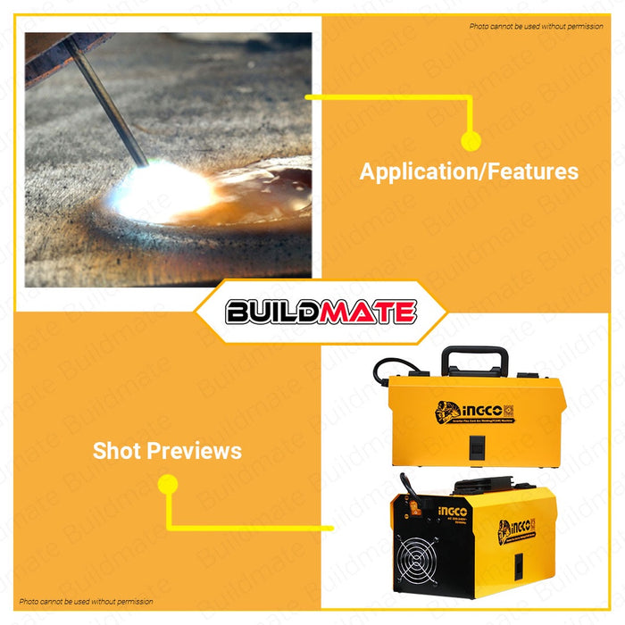 [SALE!] INGCO Portable Inverter Flux Cord Arc Welding Machine Mig Welder (FCAW) FC1301 | FC2201P IPT