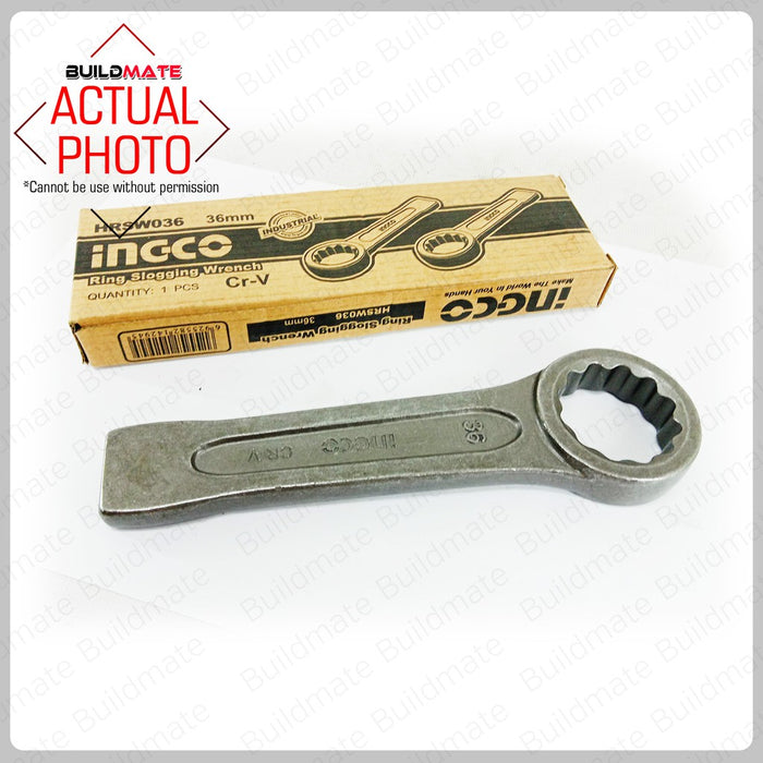 INGCO Ring Slogging Wrench Cr-V for Hammer Striking Wrench Hand Tools SOLD PER PIECE •BUILDMATE<span data-mce-fragment="1">•</span> IHT