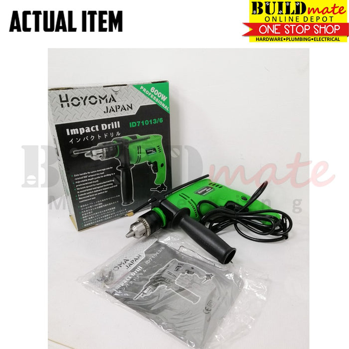 Hoyoma Impact Drill 600W ID71013/6 •BUILDMATE• HYMPT