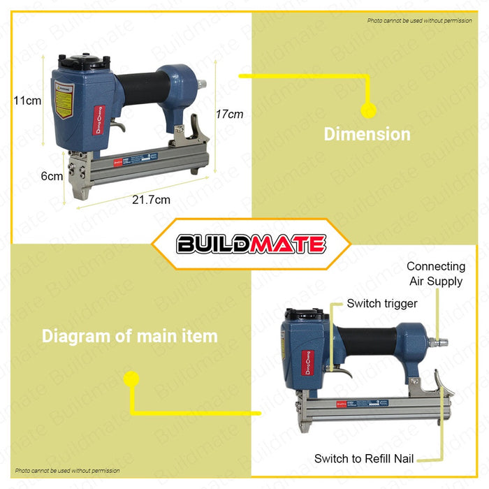 DONG CHENG Air Stapler 4-8 Bar 8mm D1022J •BUILDMATE•