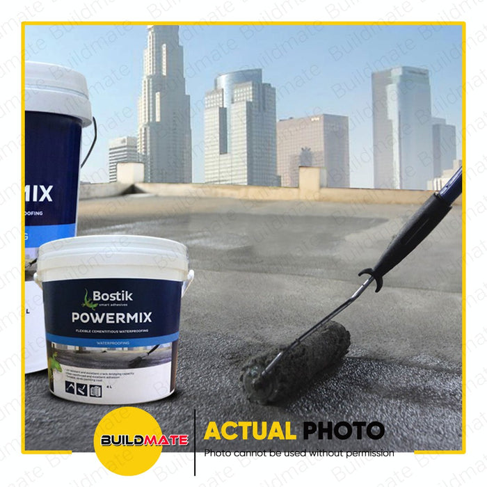 BOSTIK Powermix Flexible Cementitious Water Proofing 4L 1GALLON •BUILDMATE•