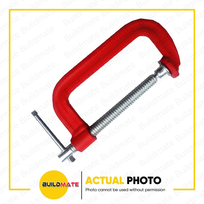 C Clamp Size 4" | 6" | 8"| 10" Heavy Duty Type Woodworking Clamp DIY Carpentry Clamping Device SOLD PER PIECE •BUILDMATE•