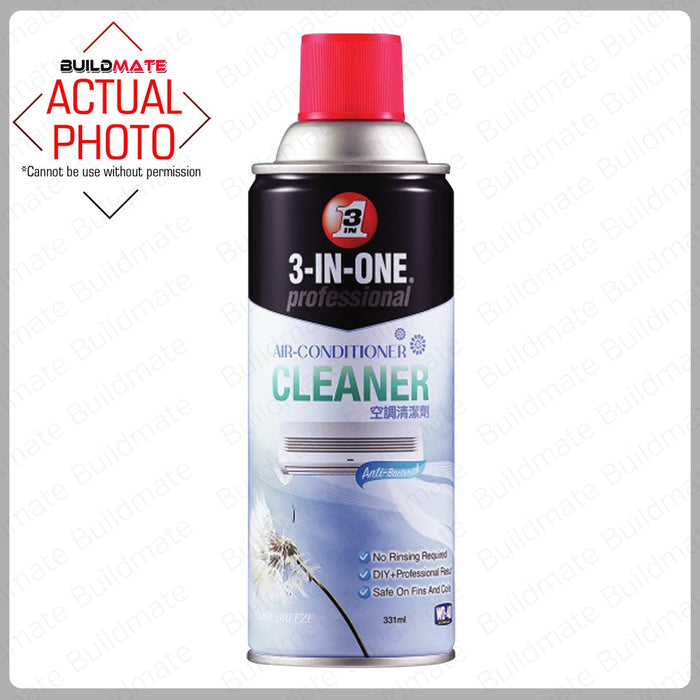 WD-40 3-IN-ONE Professional Air Conditioner Cleaner with Anti Bacteria 331ml Aircon WD40 •BUILDMATE•